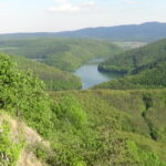 Az upponyi tó a Kalica tetőről, Fotó: Oszlánszki Ferenc