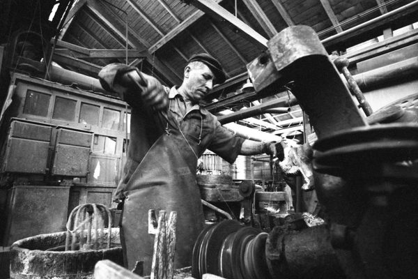 Salgótarjáni Kohászati Üzemek, dróthúzó berendezés. (1972) Fortepan / Szalay Zoltán